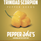 Yellow Butch T Trinidad Scorpion Pepper Seeds Champion