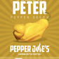 Pepper Joe's Yellow Peter Pepper seeds - seed label of yellow peter peppers 