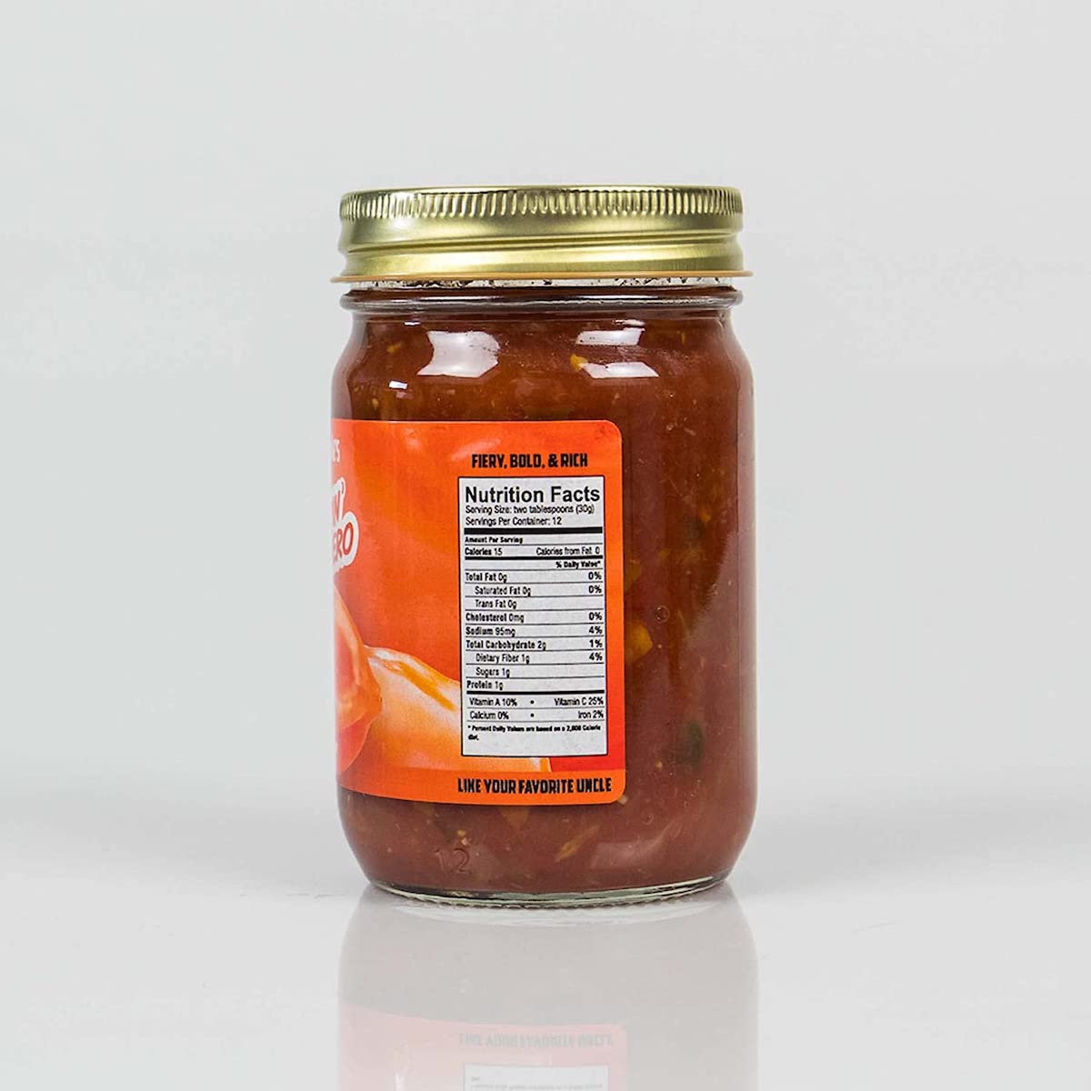 Pepper Joe's Hoppin Habanero Salsa - habanero pepper salsa nutriton facts